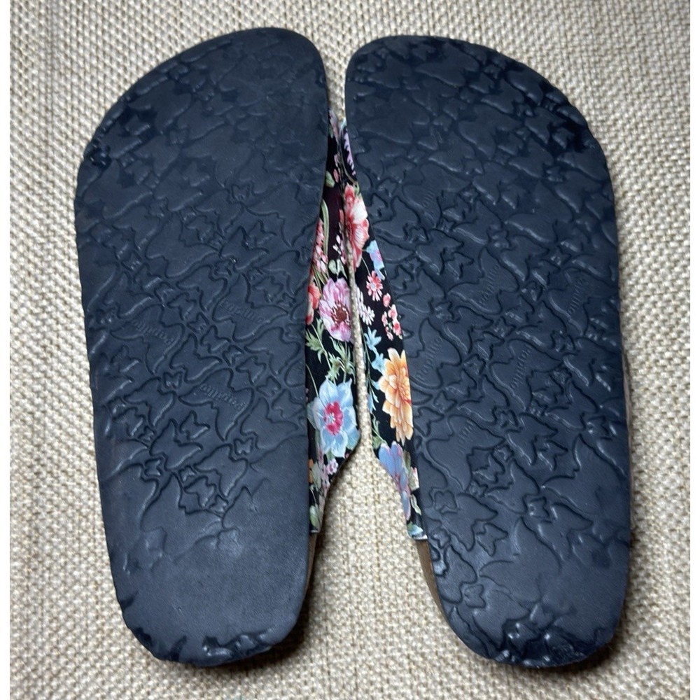 Birkenstock Papillio Florida Sandals Womens 9 Floral Multicolor 3 Strap - Picture 4 of 16